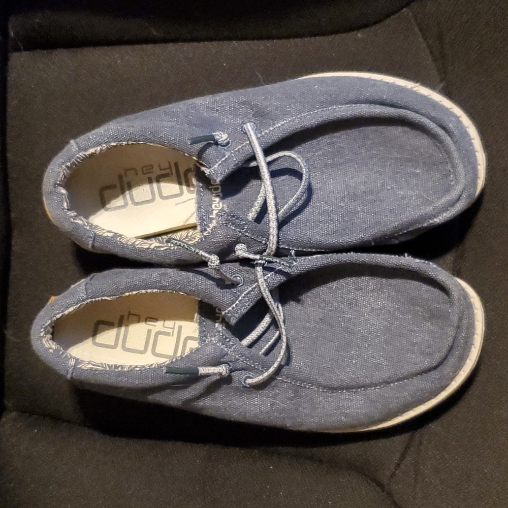 Hey dudes blue jean blue size Y4